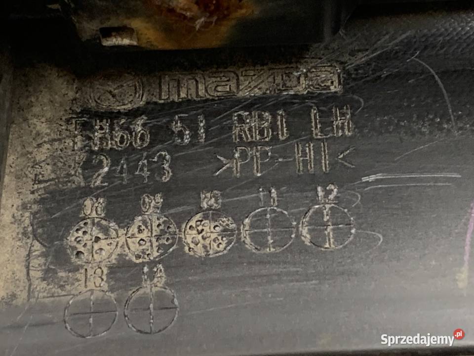 LISTWA DRZWI LEWY PRZÓD MAZDA CX7 SUV 0614 podkarpackie