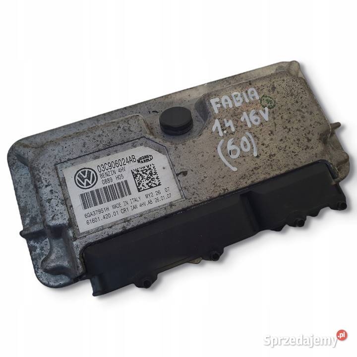 STEROWNIK SILNIKA Skoda Fabia II 14 16V komputer Chełm