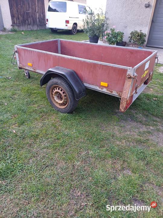 Przyczepa przyczepka towarowa samochodowa lekka Do samochodów osobowych Gwoździany