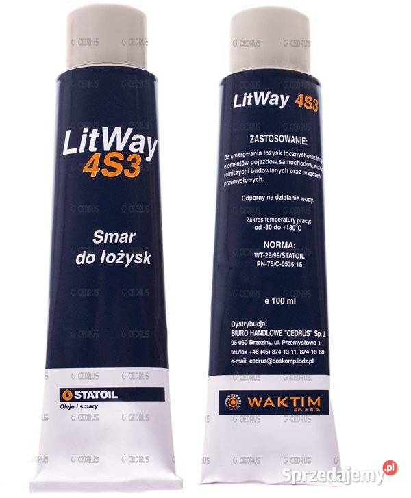 STATOIL LITWAY ŁT 4S3 SMAR LITOWY ŁOŻYSKOWY DO sprzedam