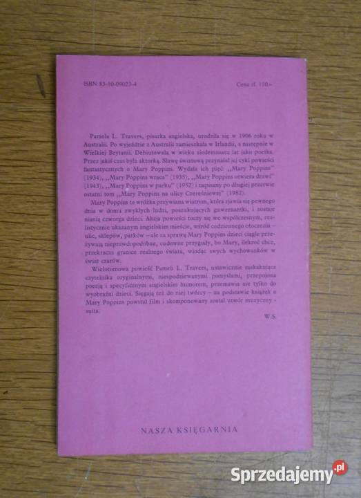 Pamela L Travers Mary Poppins na ulicy Parczew