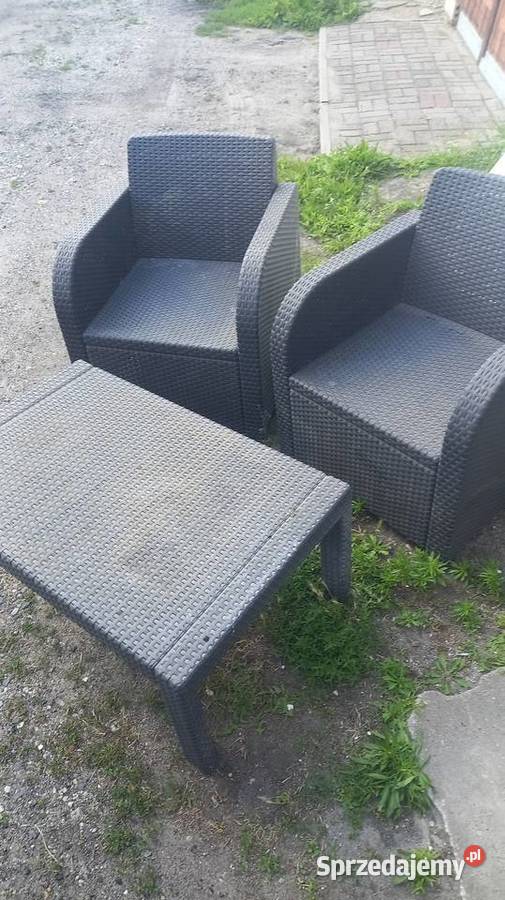 Meble ogrodowe z technoratanu Kórnik