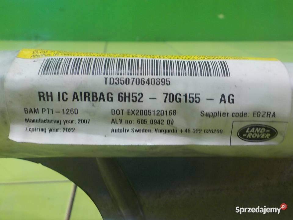 LAND ROVER FREELANDER II 22 TD4 07r kurtyna osobowe Suków sprzedam