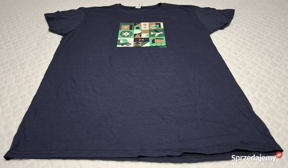 Koszulka krótki rękaw Tshirt granatowa Amazon Rozmiar XXL śląskie Czeladź