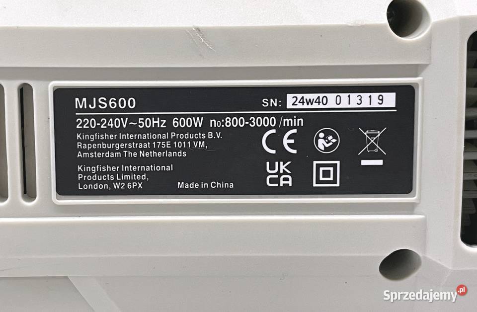 Wyrzynarka z funkcją podrzynania MacAllister 600 Wyrzynarki