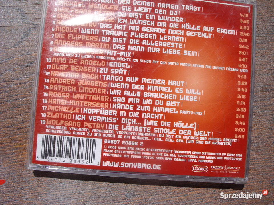 dANCE CD DER DISCOFOX Absolute tanzbar 3008