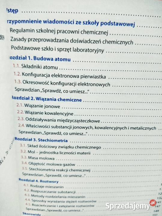 Chemia Pazdro podręczniki szkolne ponadpodstowa Antykwariat Warszawa