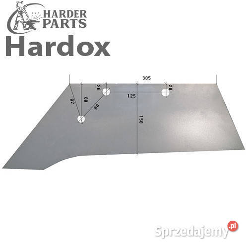 Lemiesz 300ha HARDOX 200415L N 132 części do