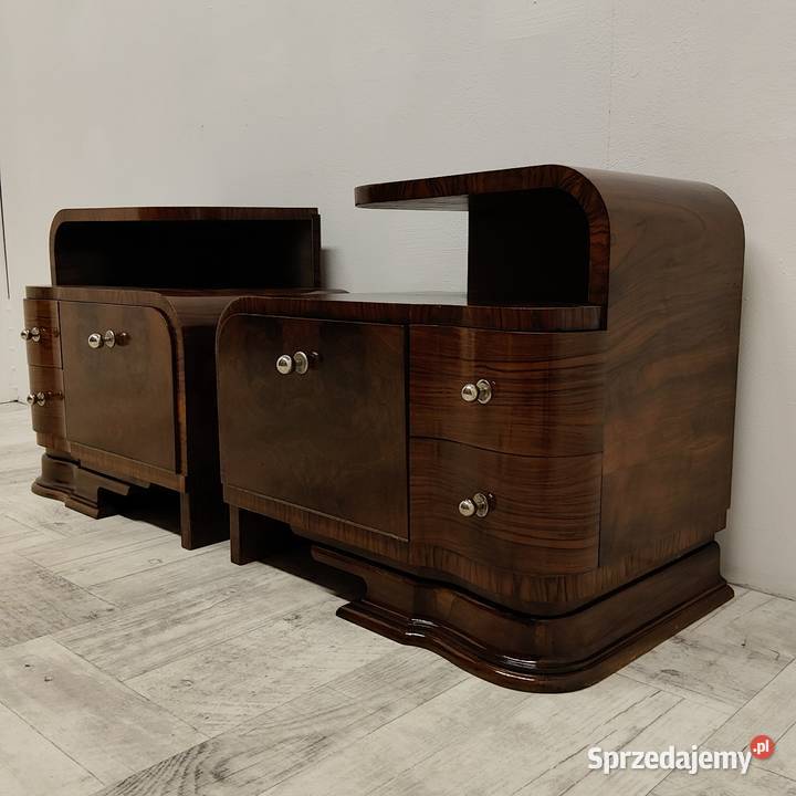 szafki design vintage Art Deco nocne nakastliki