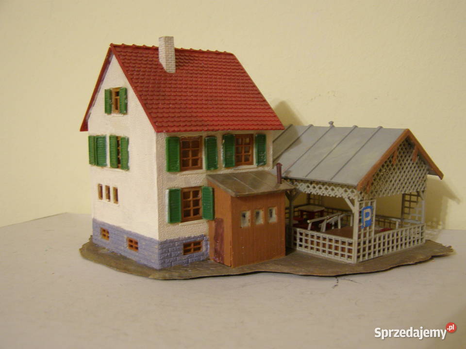 Domek na makietę 39 kolejka skala H0 Łódź
