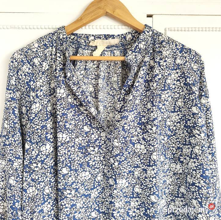 Bluzka HM LOGG 42 boho cottagecore floral kwiaty zachodniopomorskie Szczecin