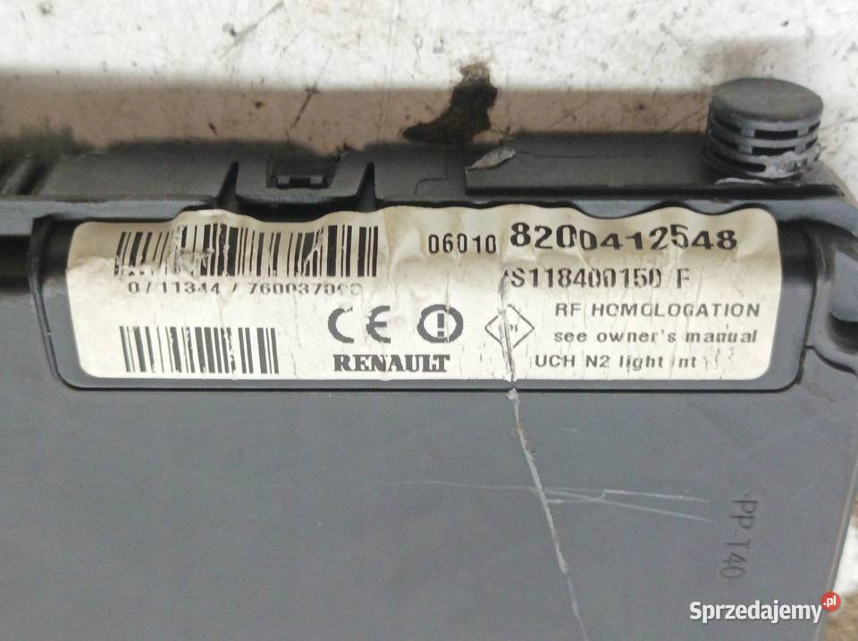 MODUŁ 8200412548 UCH N2 Renault Megane II Rok produkcji 2006