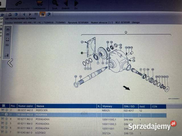 Claas Variant obudowa 000843462 Walterscheidt Jastrzębniki