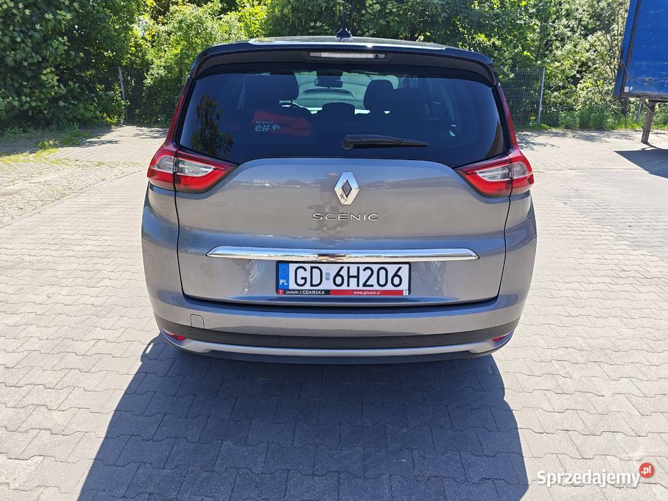 Renault Grand Scenic IV 2018 13tce 140 manual światła przeciwmgielne Gdańsk