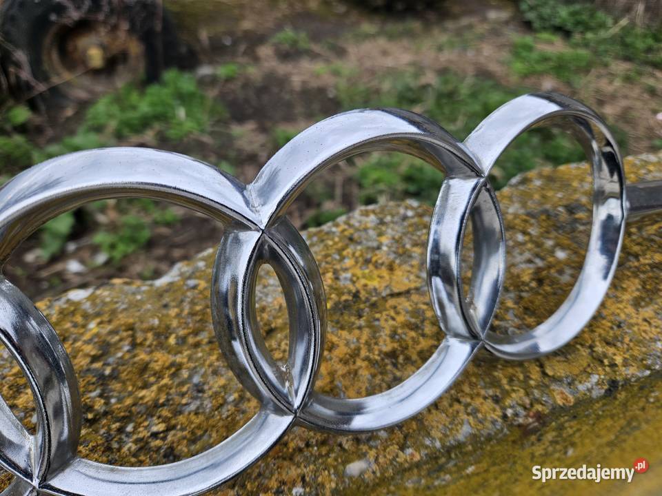 Logo Eblemant Znaczek Audi 100 C1 C2 Oryginał wielkopolskie Kłodawa sprzedam