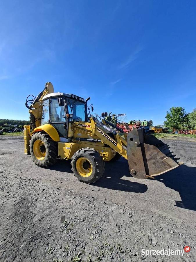 Koparko Ładowarka Holland LB 110 4x4 11 r Klimatyzacja