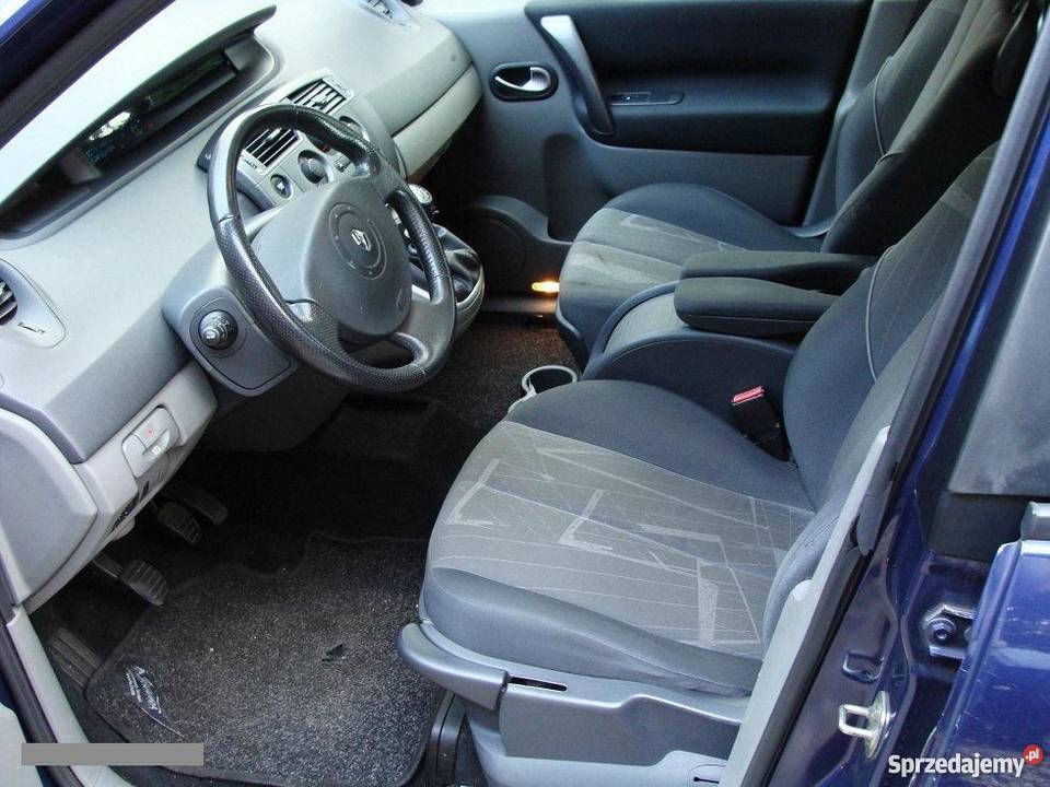 Renault Scenic niebieski centralny zamek Samochody osobowe Sopot sprzedam