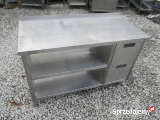 Stół Gastronomiczny Z 2 Półkami i Szufladami Ostrów Wielkopolski