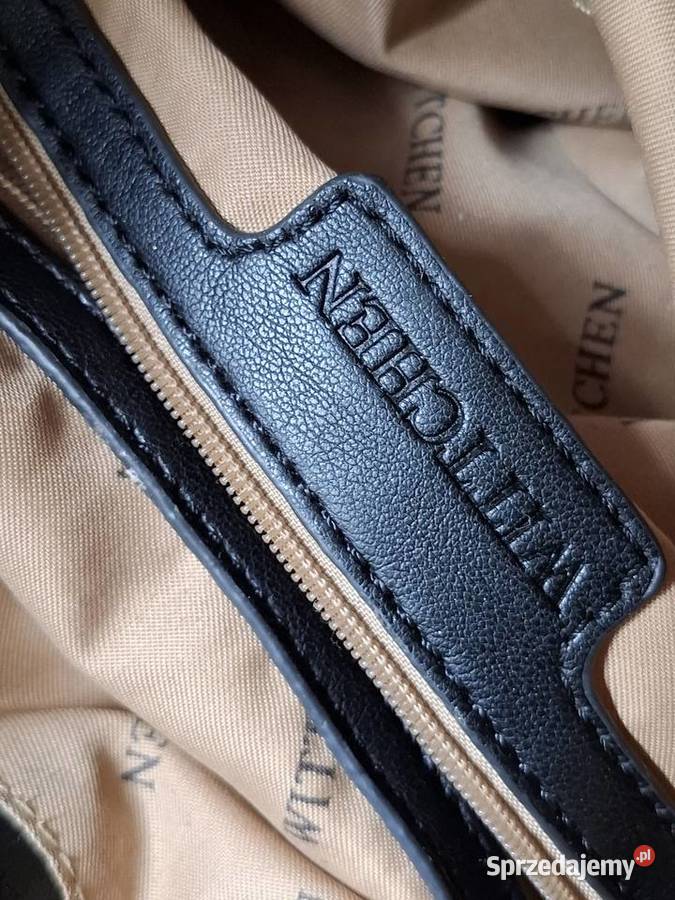 Torebka worek Wittchen czarna hobo bag miękka Kraków