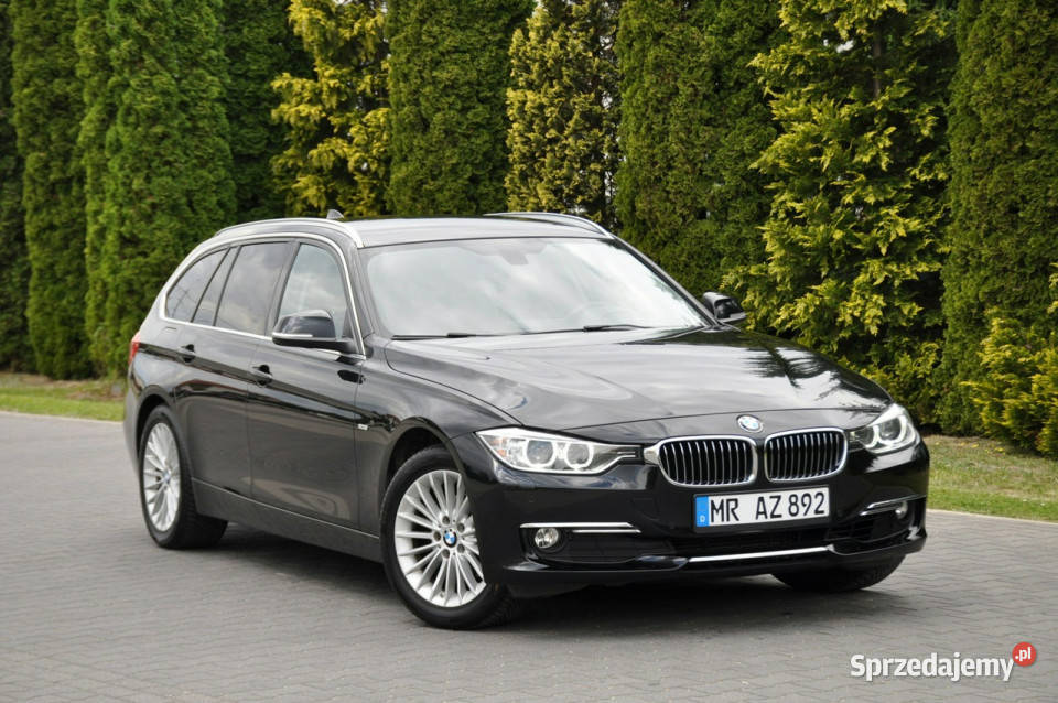 BMW 320 20d143LuxuryXenonRingiDuża NaviElKlapaI wielofunkcyjna kierownica Ostrów Mazowiecka