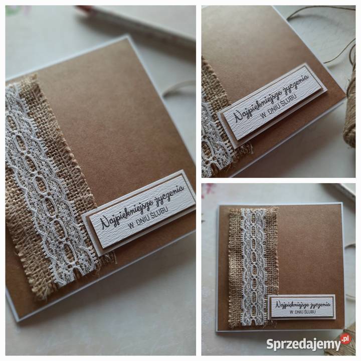 Kartka personalizowana handmade Pogonów