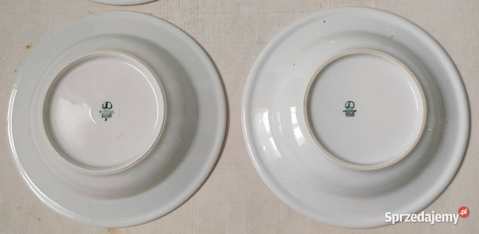 Porcelana Lubiana talerze głębokie 24 PRLu 4 kujawsko-pomorskie Toruń
