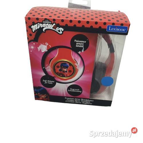 słuchawki nauszne miraculous biedronka i czarny Częstochowa