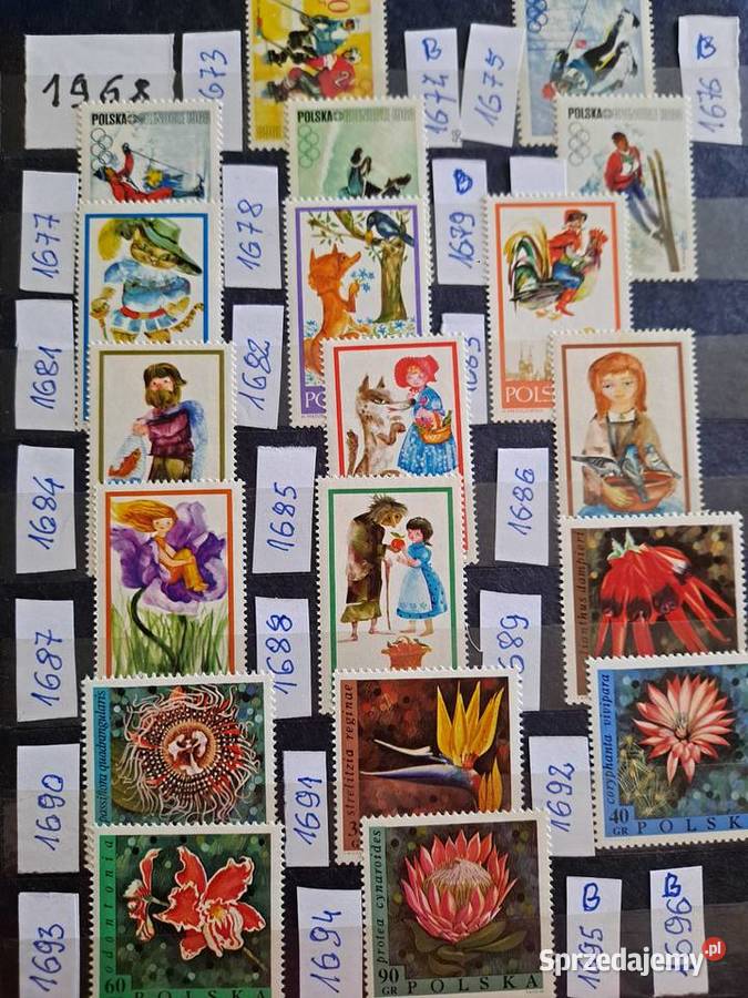1986 Polskie Znaczki Pocztowe Niestemplowane Wola Żelechowska