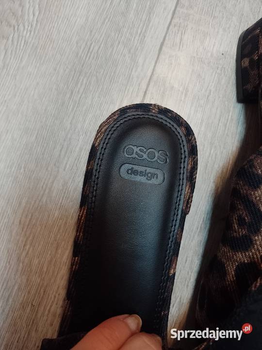 43 ASOS Design Panterkowe baleriny wieczorowe z małopolskie Kraków sprzedam