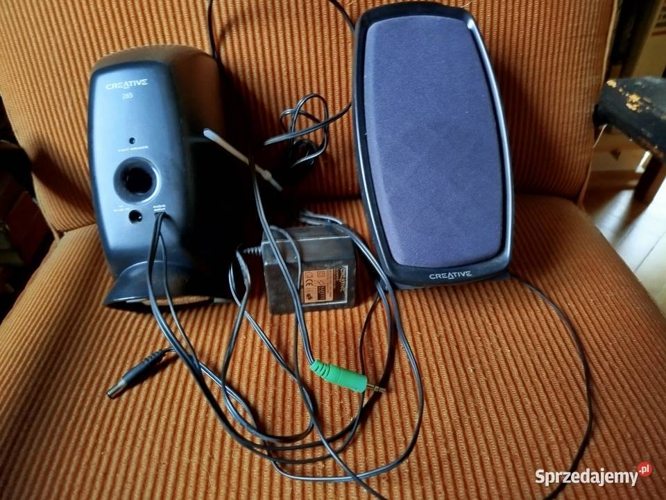 Głośniki do komputera Creativ 265 zasilane 9V ze Kraków