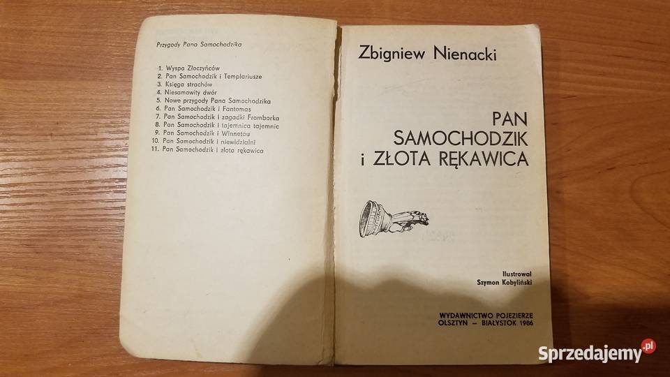 Książka Pan samochodzik i złota rękawica Białystok