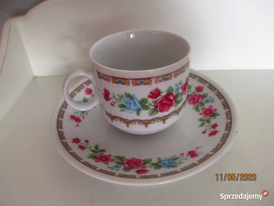 komplet filiżanek i talerzyków do espresso 6