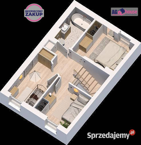 sprzedaży domu bliźniaka 85m2 Bojano Tartaczna