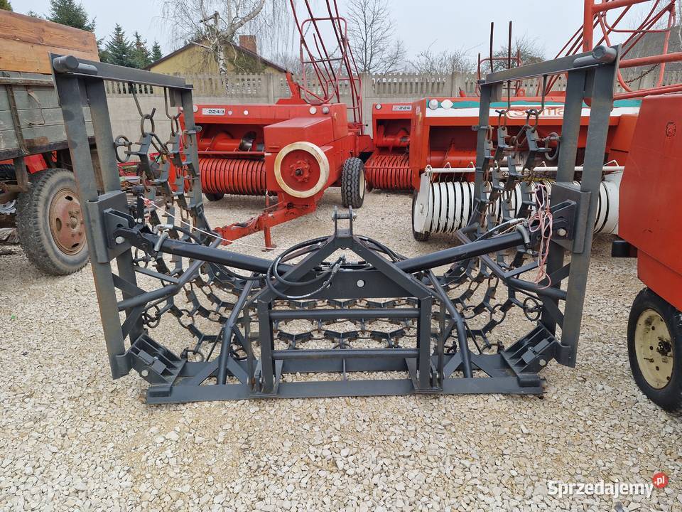 Włóka Łąkowa Polowa Metal Technik 5m 2 siłowniki Tuszyn