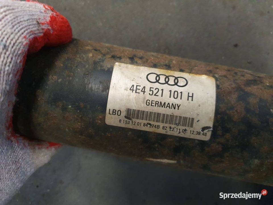 WAŁ NAPĘDOWY AUDI A8 D3 II LIFT 4E4521101H Lipno sprzedam