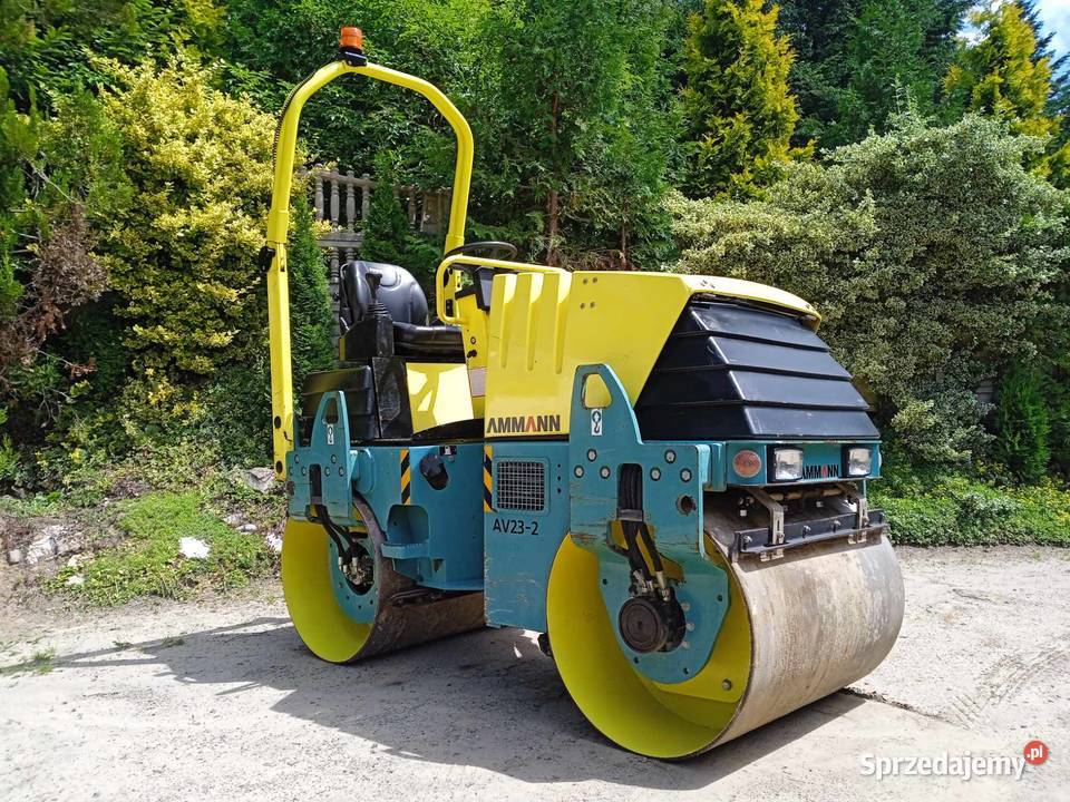 Walec drogowy Ammann AV232 2500 YANMAR 25t stal Nowy Sącz