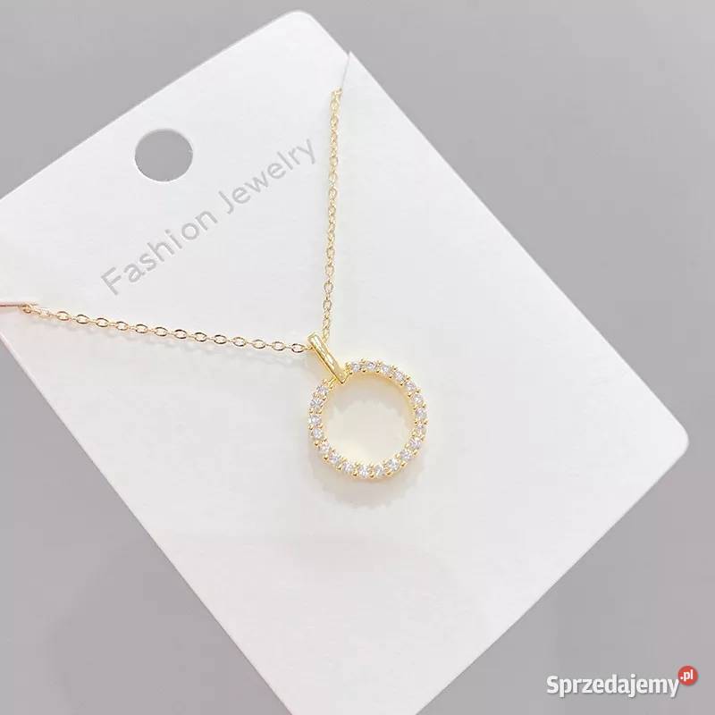 Delikatny komplet naszyjnik kolczyki Kołobrzeg