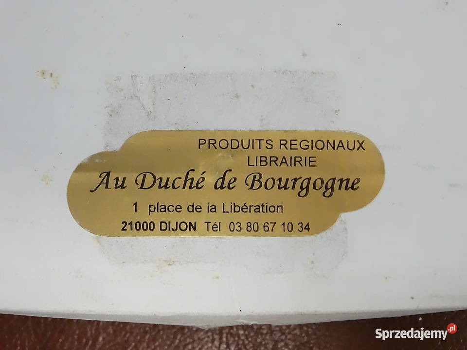 Płaskorzeźba Herb Księstwa Burgundii Dijon 21x18 lubelskie Biłgoraj