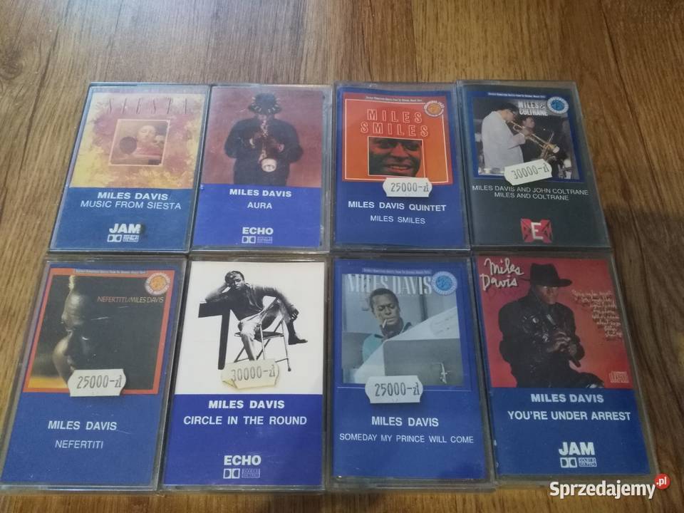 Kasety Miles Davis unikatowy zbiór 17 kaset Włocławek