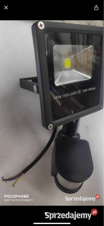 Lampa ogrodowa sensor ruchu automatycznym 10W Gliwice