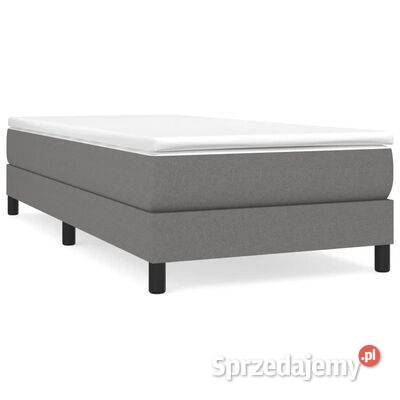 vidaXL Rama łóżka ciemnoszara 90 x 200 Łóżka Warszawa