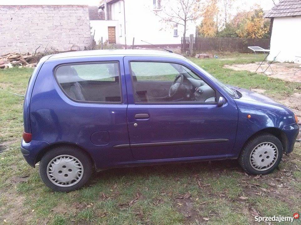 Seicento 900 1999r elektryczne szyby niebieski