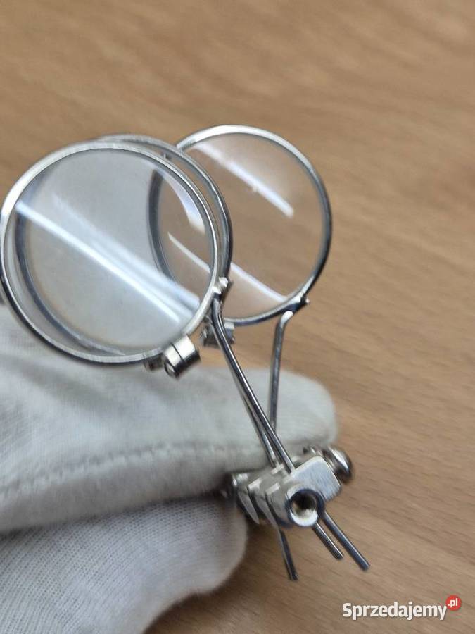 Przypinana lupa do okularów potrójne soczewki Chorzów