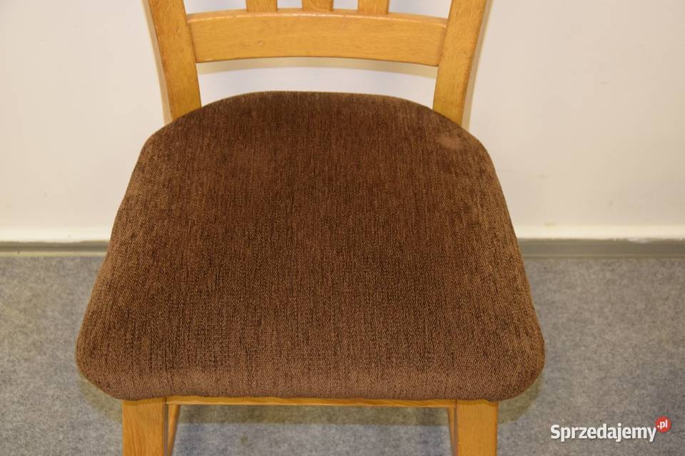 krzesła dębowe 4 sztuki nowe