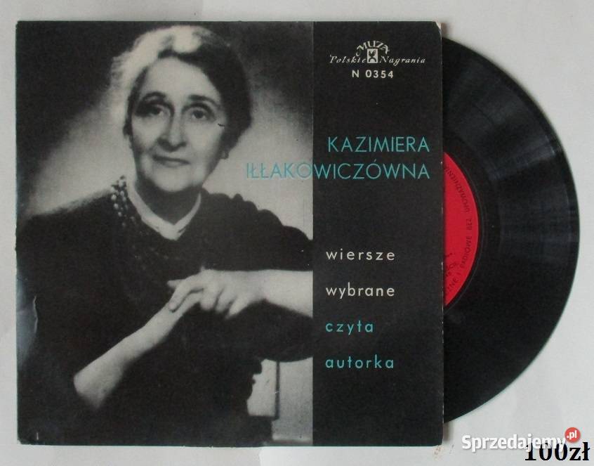 Kazimiera IłłakowiczównaWiersze wybranepłyta łódzkie Łódź