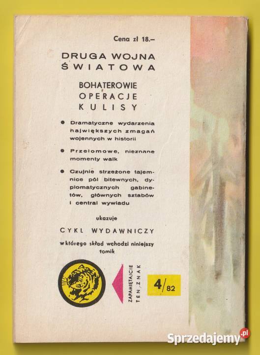 ŻÓŁTY TYGRYS GORĄCY LAS 1982