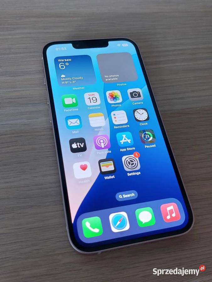iPhone 13 128GB 100 baterii Różowy Nowy Warszawa