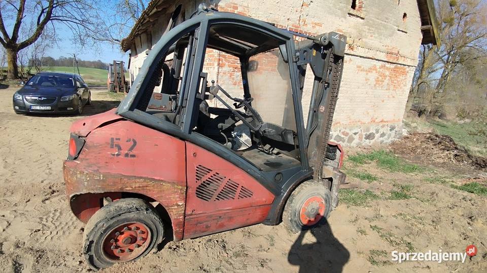 Wózek widłowy Linde h40 mocny wózek 4tony gaz Biskupiec sprzedam