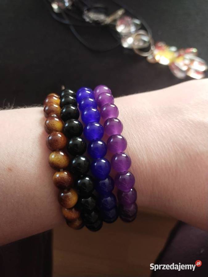 Bransoletki z kamieni szlachetnych Zegarki i Biżuteria opolskie Kujawy