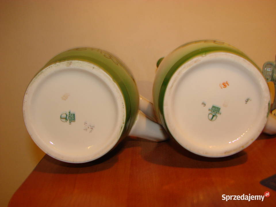 Lubiana wzór kaszubski dzbanek PRL pomorskie Pruszcz Gdański sprzedam